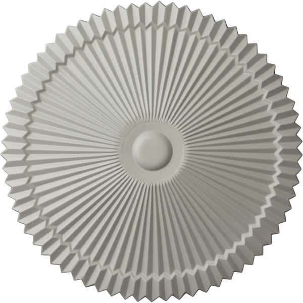 Ekena Millwork Shakuras Ceiling Medallion (Fits Canopies up to 5"), Hand-Painted Pot of Cream, 24"OD x 3"P CM24SHPCF - main
